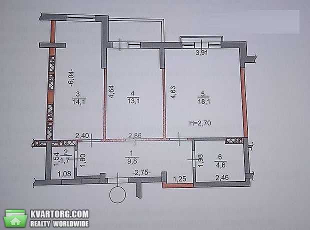 Sell 2-room apartment. Киев,  Метрологическая — photo 3