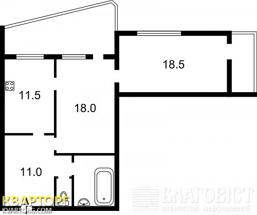 продам 2-комнатную квартиру. Киев,   Ямская - фото 3