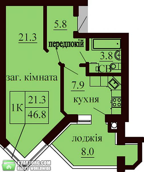 Sell 1-room apartment. Киев, Жилые комплексы "София" — photo 7