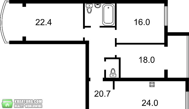 Sell 4-room apartment. Киев,  Героев Сталинграда пр — photo 7