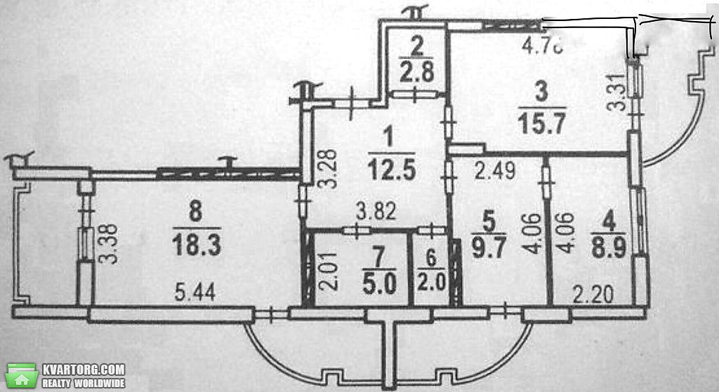 Sell 1-room apartment. Одесса, Малиновского — photo 1