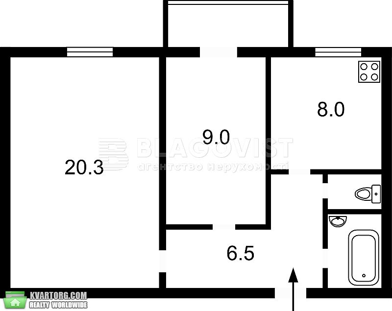 Sell 2-room apartment. Киев,  Софиевская — photo 1