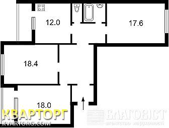 Sell 3-room apartment. Киев, Закревского — photo 5
