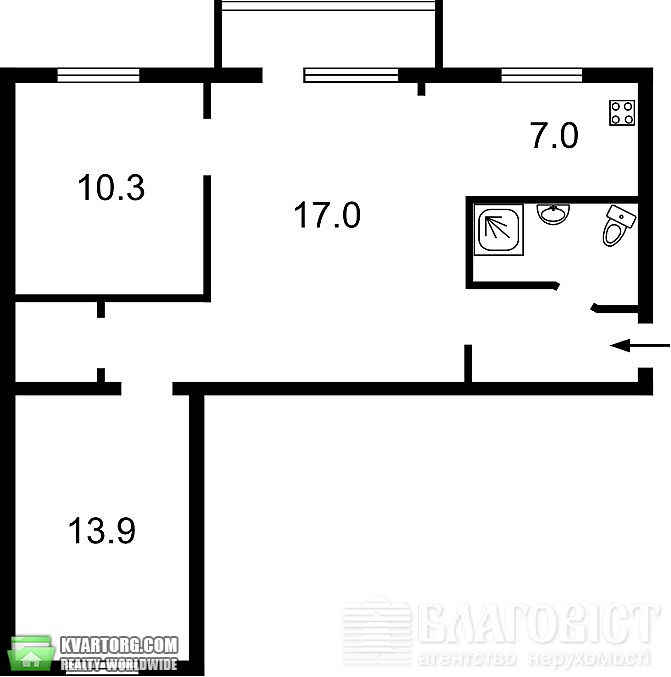Sell 3-room apartment. Киев,  Энтузиастов — photo 2