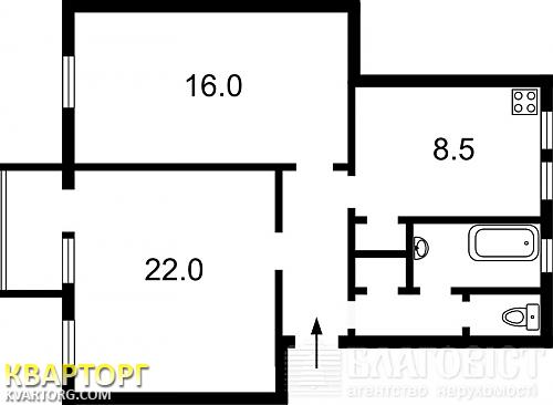Sell 2-room apartment. Киев,  Багговутовская — photo 3