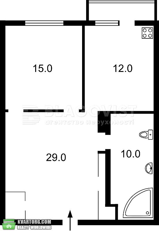 Sell 2-room apartment. Киев,  Жилянская — photo 2