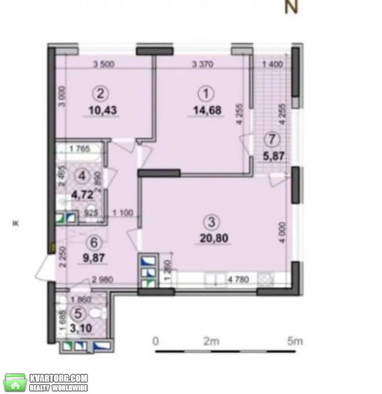 Sell 2-room apartment. Киев,  Днепровская наб — photo 2