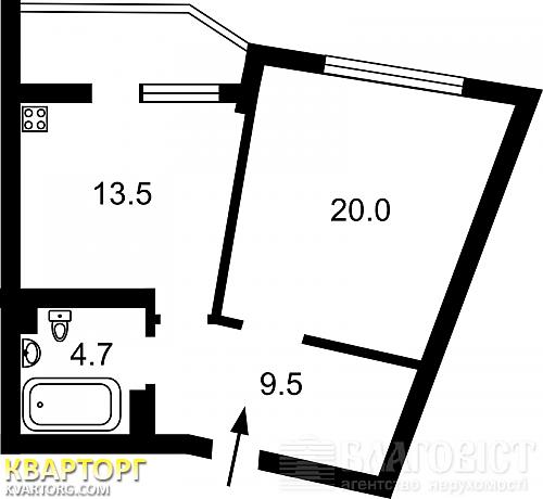 Sell 1-room apartment. Киев,  Пчелки — photo 2