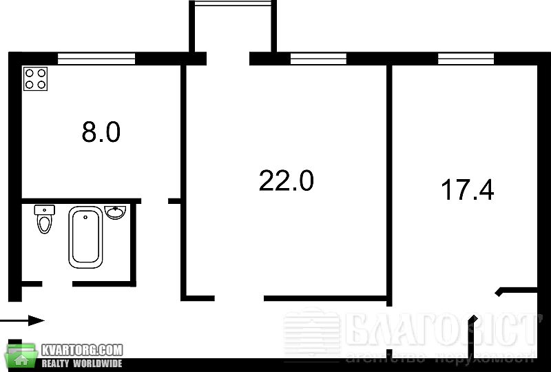 Sell 2-room apartment. Киев,  Антоновича — photo 4