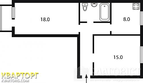 Sell 2-room apartment. Киев,  Багговутовская — photo 2
