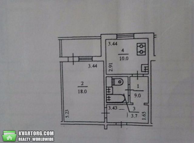 Sell 1-room apartment. Киев,  Драйзера — photo 7