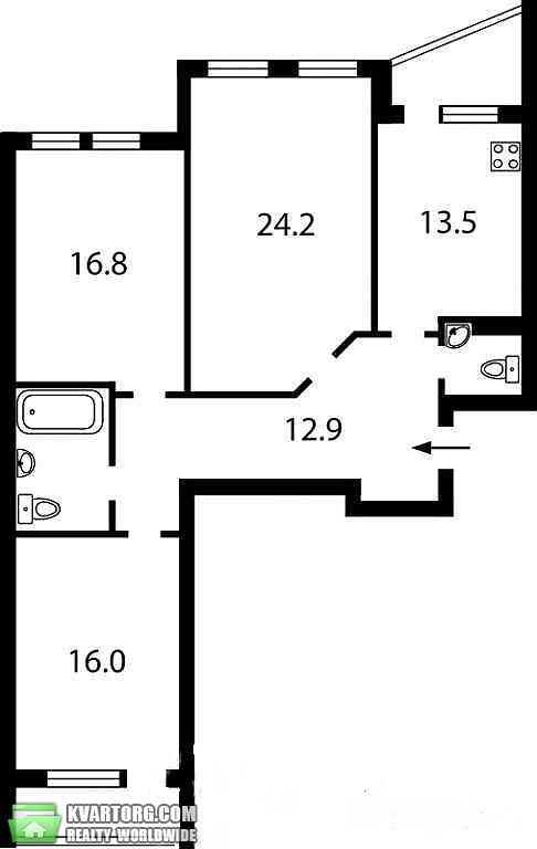 Sell 3-room apartment. Киев, Бажана — photo 1