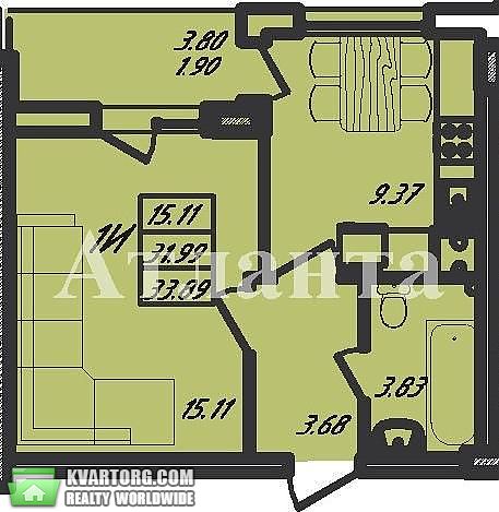 Sell 1-room apartment. Одесса, Радужный — photo 1