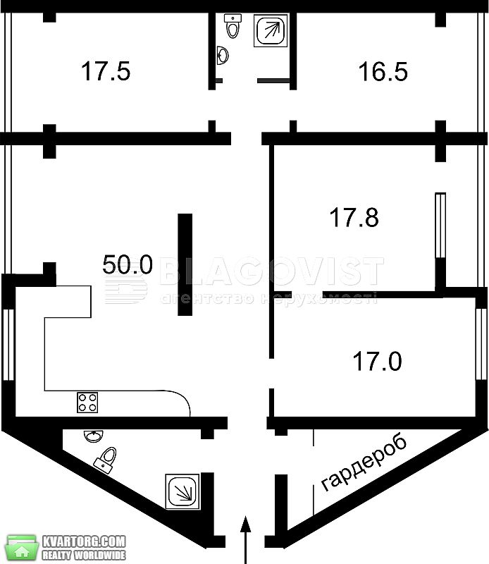 Sell 4-room apartment. Киев,  Бажана — photo 1