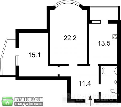 Sell 2-room apartment. Киев, Ахматовой — photo 5