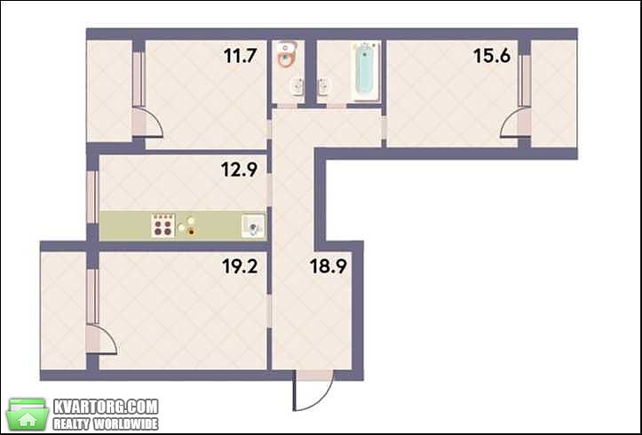 Sell 3-room apartment. Киев, Андрющенко — photo 6