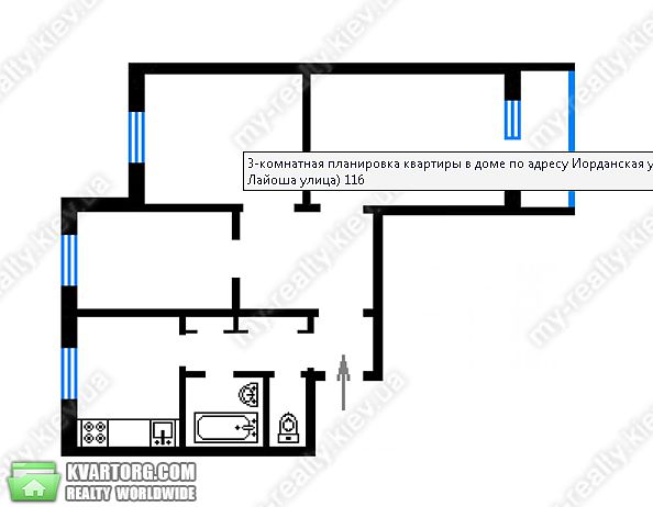 Sell 3-room apartment. Киев,  Лайоша Гавро — photo 2