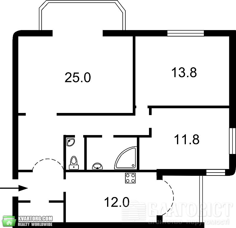 Sell 3-room apartment. Киев,  Победы пр — photo 4