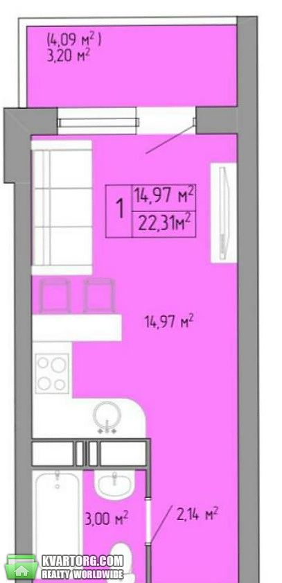 Sell 1-room apartment. Одесса, Пишоновская — photo 3