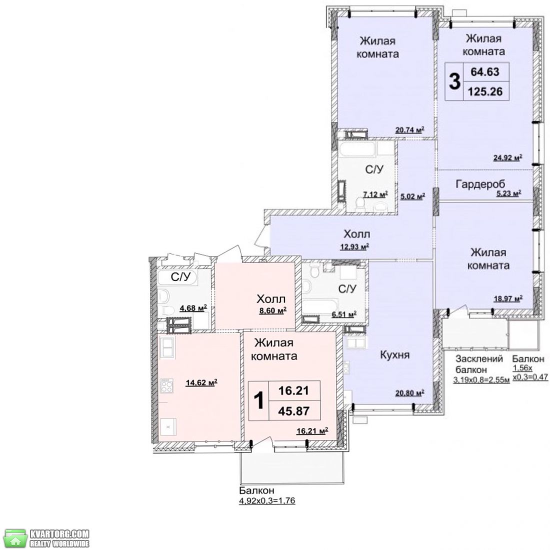 Sell 4-room apartment. Киев, Драгомирова ул. — photo 3
