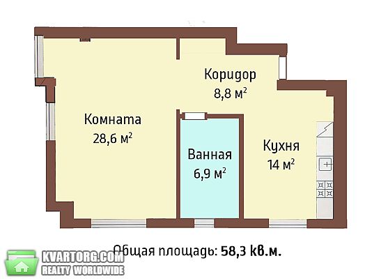 Sell 1-room apartment. Киев, 2 км. от Кольцевой — photo 7