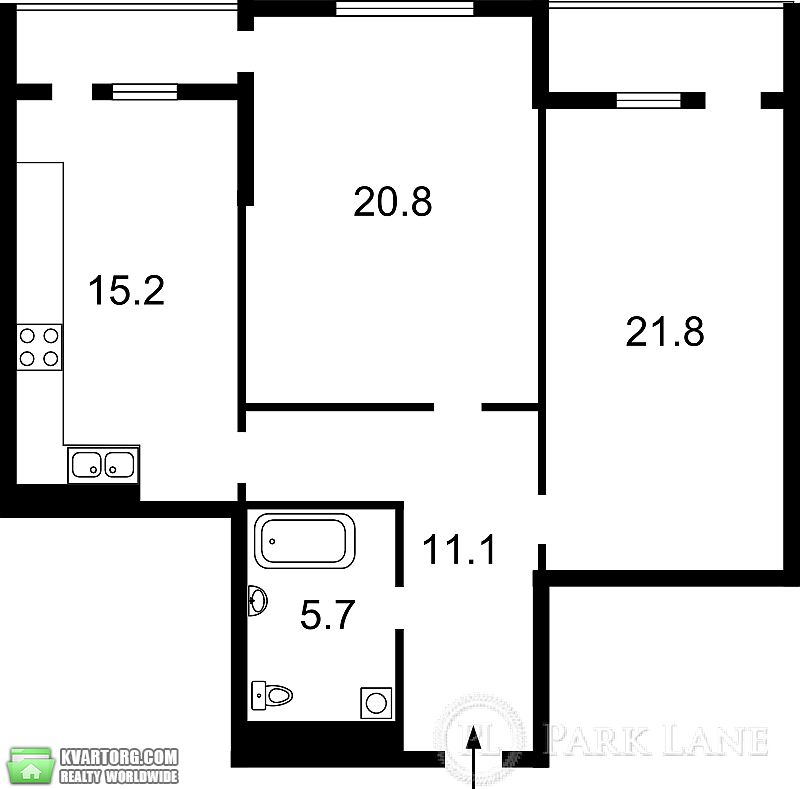 Sell 2-room apartment. Киев,  Саксаганского — photo 2