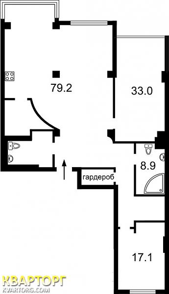 продам 3-комнатную квартиру. Киев,   Драгомирова - фото 9
