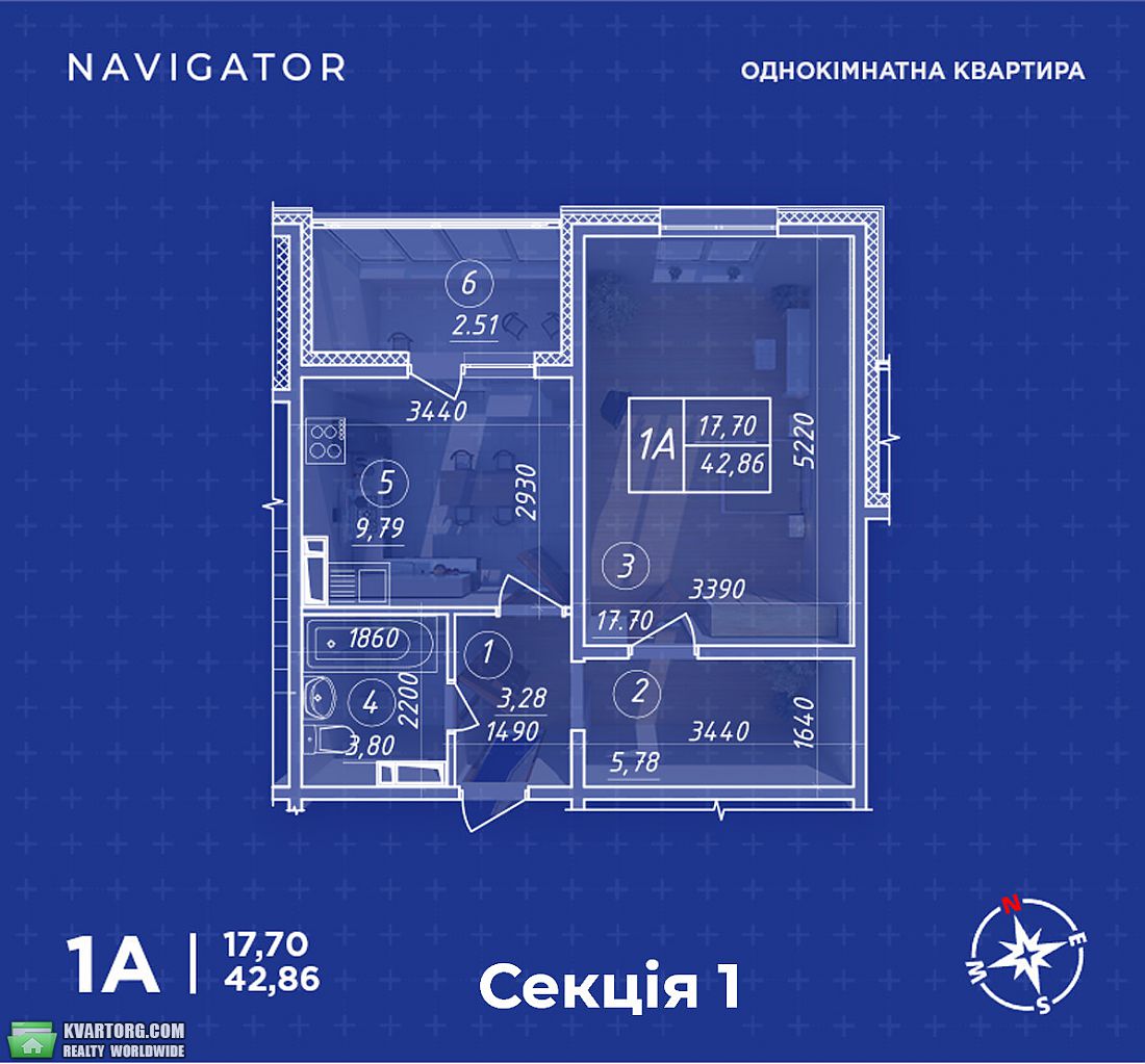 Sell 1-room apartment. Киев, Балтийський пров. — photo 7