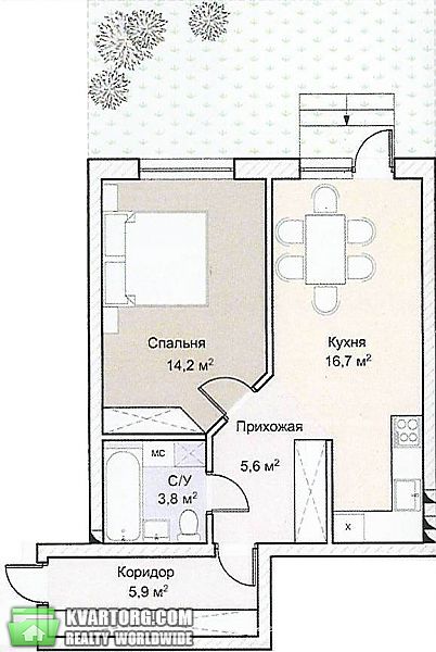 продам 1-комнатную квартиру. Киевская обл.,  Богдана Хмельницкого - фото 2