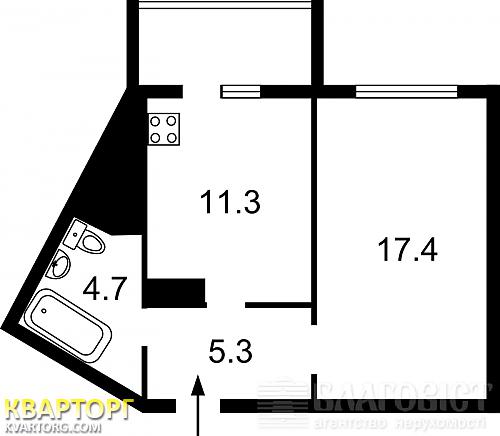 Sell 1-room apartment. Киев, Чавдар — photo 2
