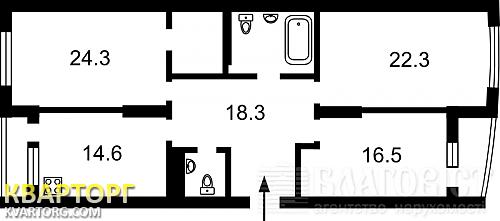 Sell 3-room apartment. Киев, Трутенко — photo 2