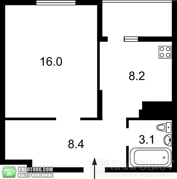 Sell 1-room apartment. Киев, Лебедева Николая — photo 4