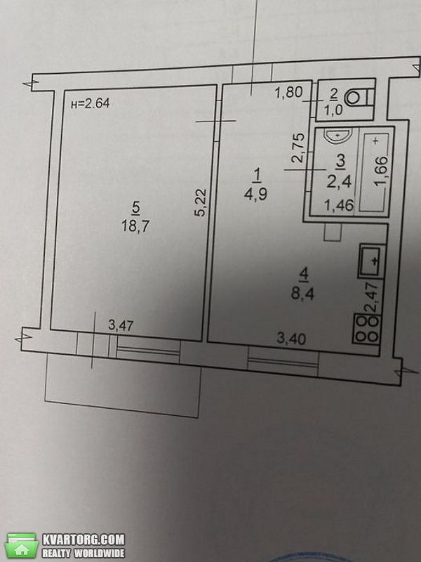 Sell 1-room apartment. Киев,  Приозерная — photo 7