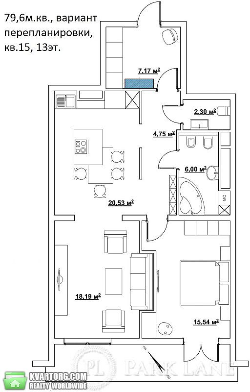 Sell 2-room apartment. Киев, Саксаганского — photo 2