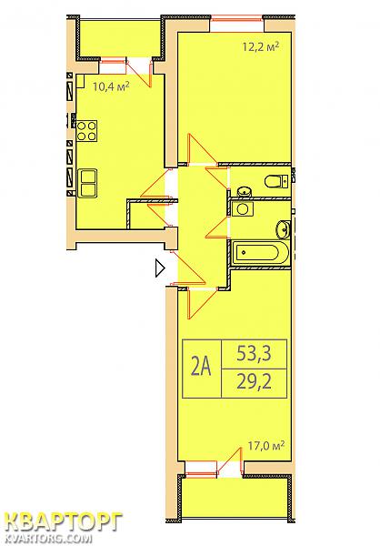 Sell 2-room apartment. Киев,  Радужная — photo 4