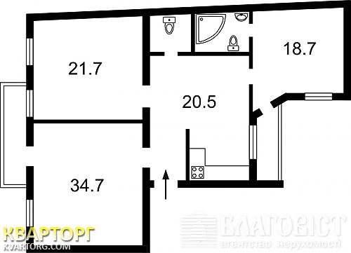 Sell 3-room apartment. Киев,  Шота Руставели — photo 2
