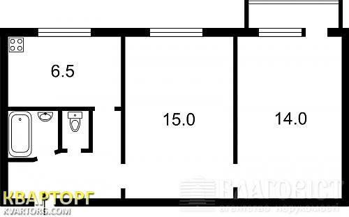 Sell 2-room apartment. Киев,  Жилянская — photo 1