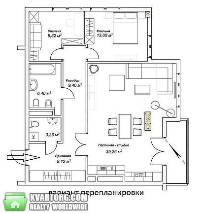 продам 2-комнатную квартиру. Киев,   Саксаганского - фото 4