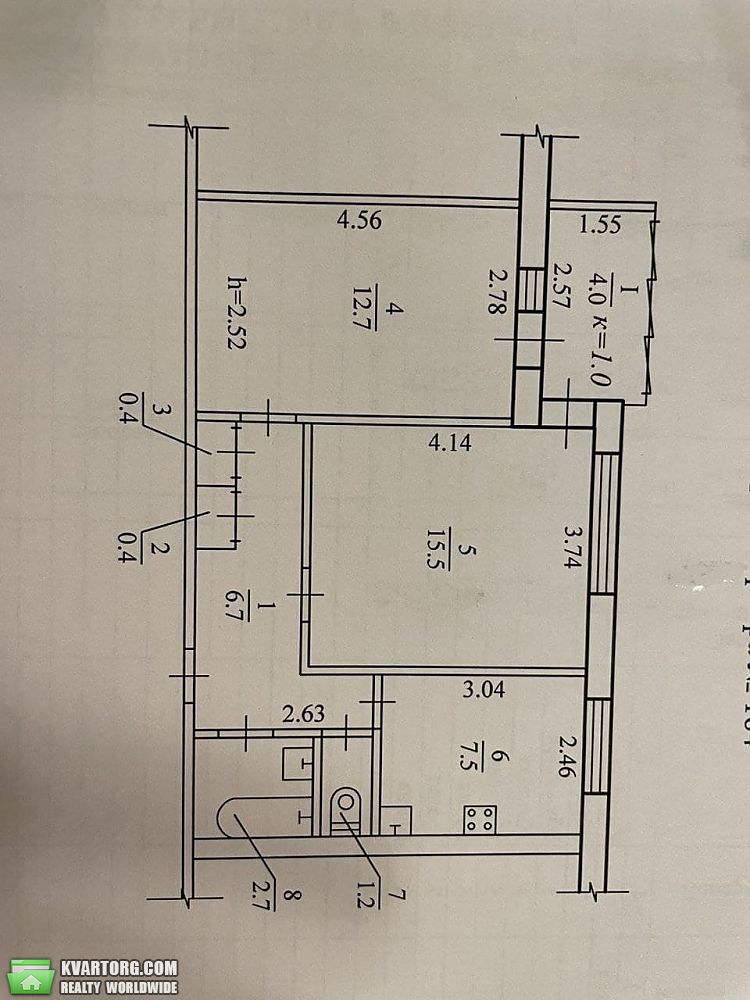 Sell 2-room apartment. Днепропетровск, Академика Янгеля — photo 3