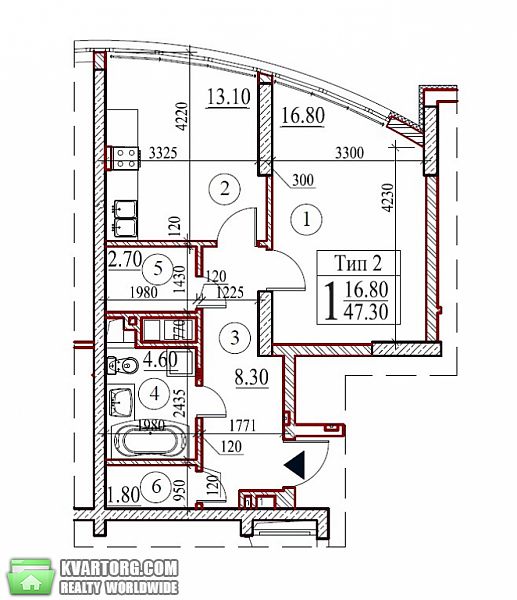 Sell 1-room apartment. Киев, Оболонский пр — photo 1