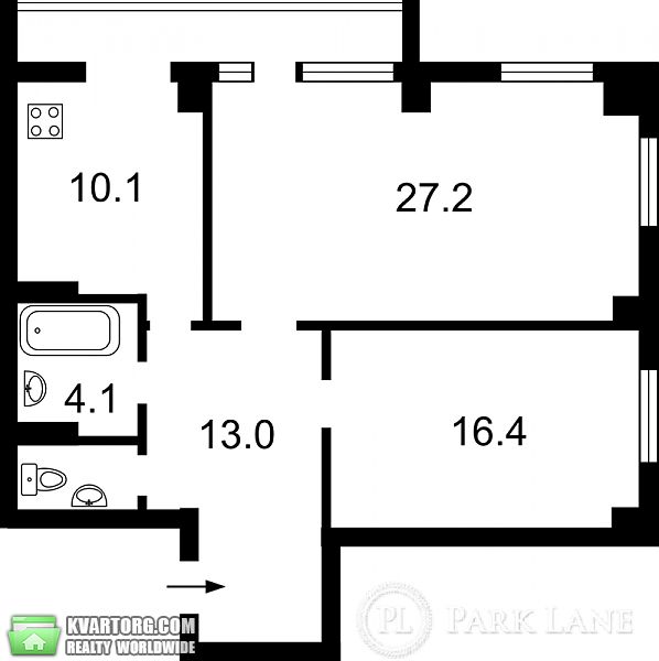 Sell 2-room apartment. Киев, Большая Китаевская — photo 1