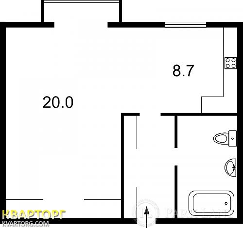 Sell 1-room apartment. Киев,  Киквидзе — photo 2