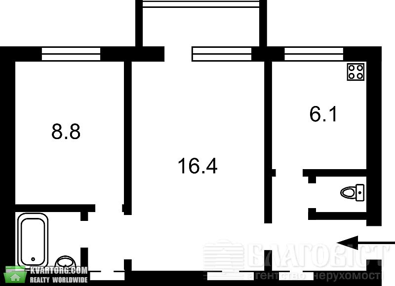 Sell 2-room apartment. Киев,  Большая Васильковская — photo 3