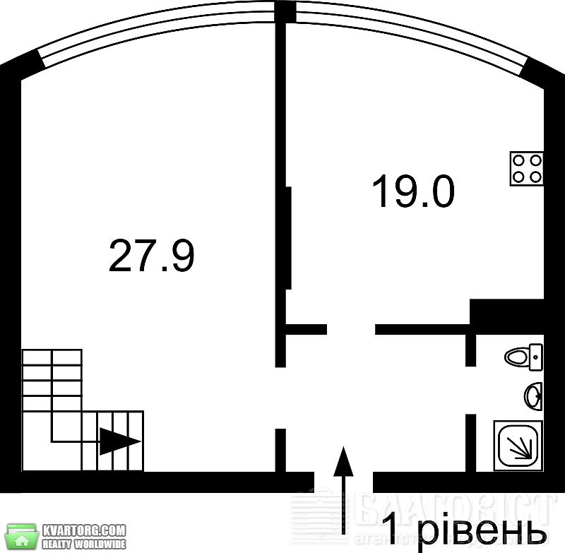 Sell 2-room apartment. Киев,  Вильямса — photo 2