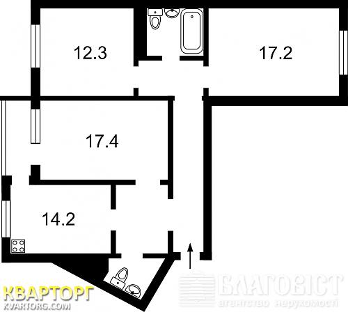 Sell 3-room apartment. Киев, Науки пр — photo 3