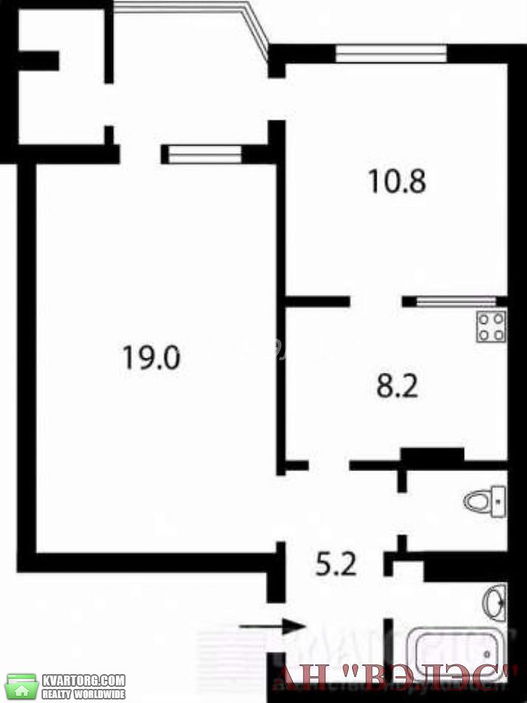 Sell 2-room apartment. Киев, Гашека — photo 4