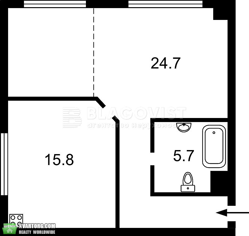Sell 2-room apartment. Киев, луценко дмитрия — photo 6