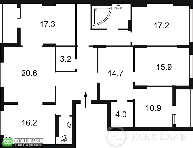 продам 4-комнатную квартиру. Киев,   Вильямса - фото 6