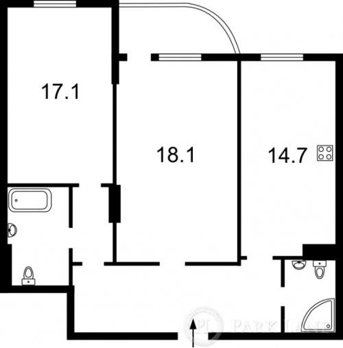 Sell 2-room apartment. Киев, Драгомирова Михаила — photo 6
