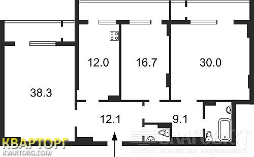 Sell 3-room apartment. Киев,  Щорса — photo 1
